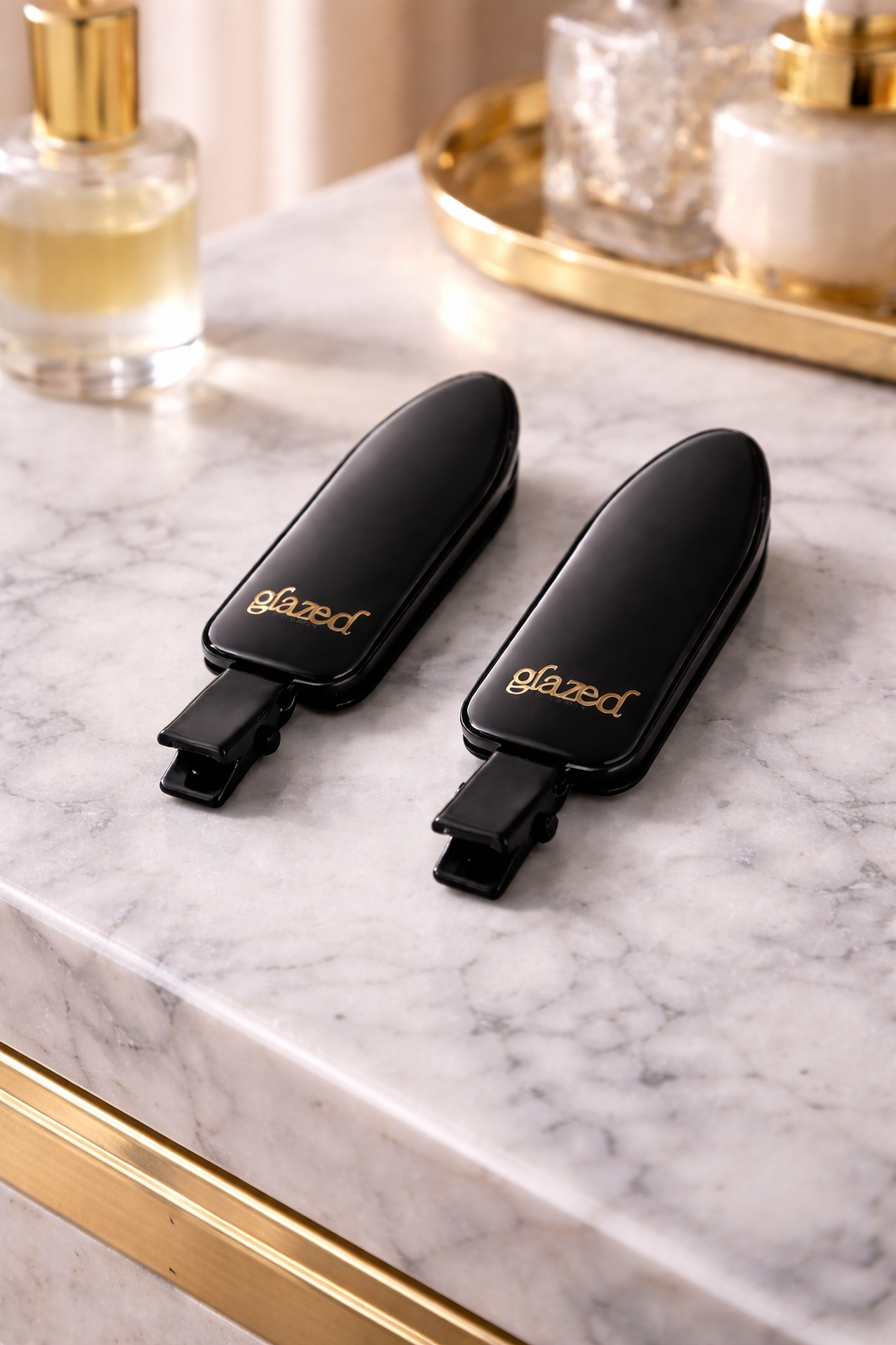 Glazed Sleek Hold Clips